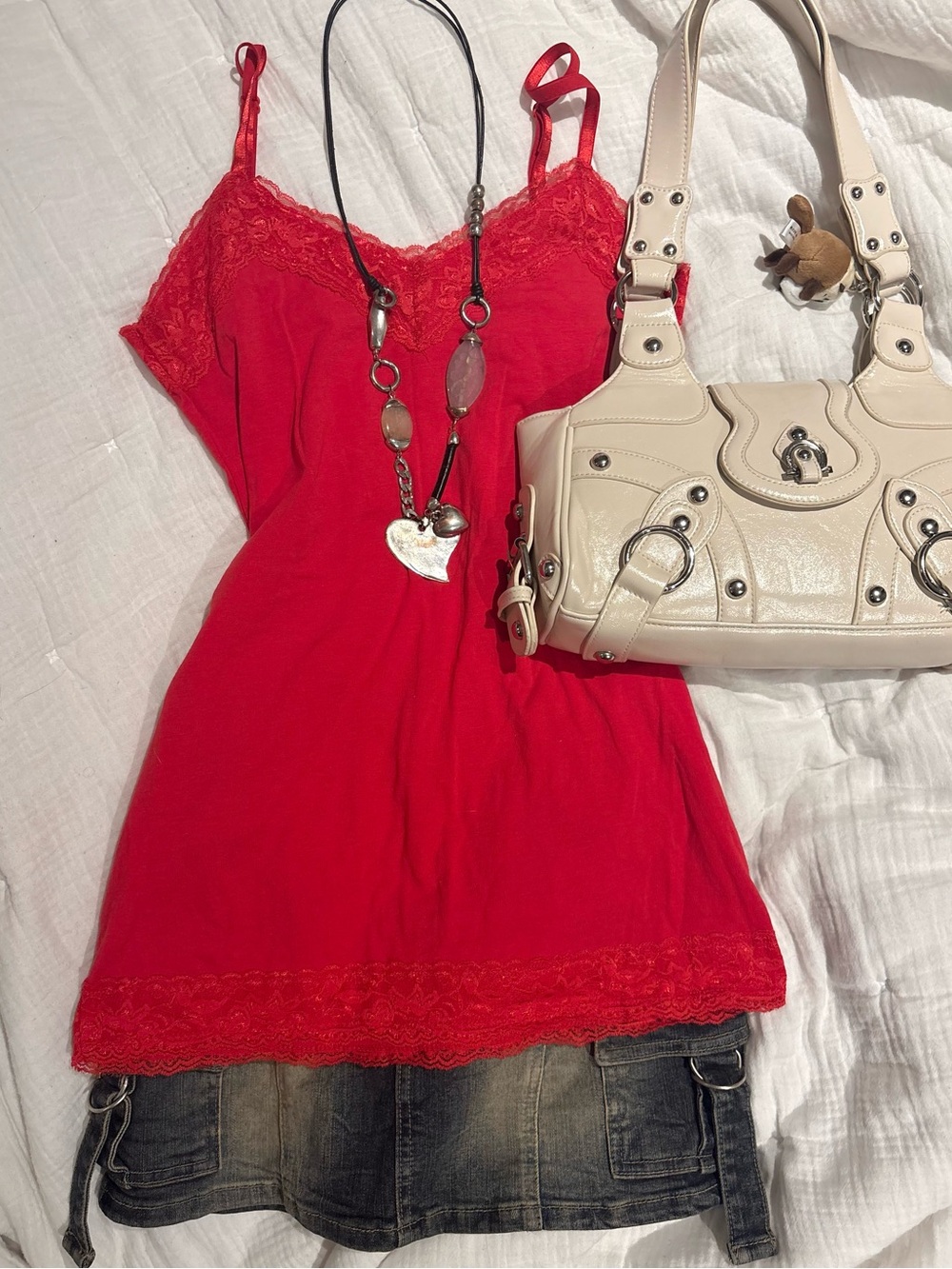 vintage y2k lace cami
